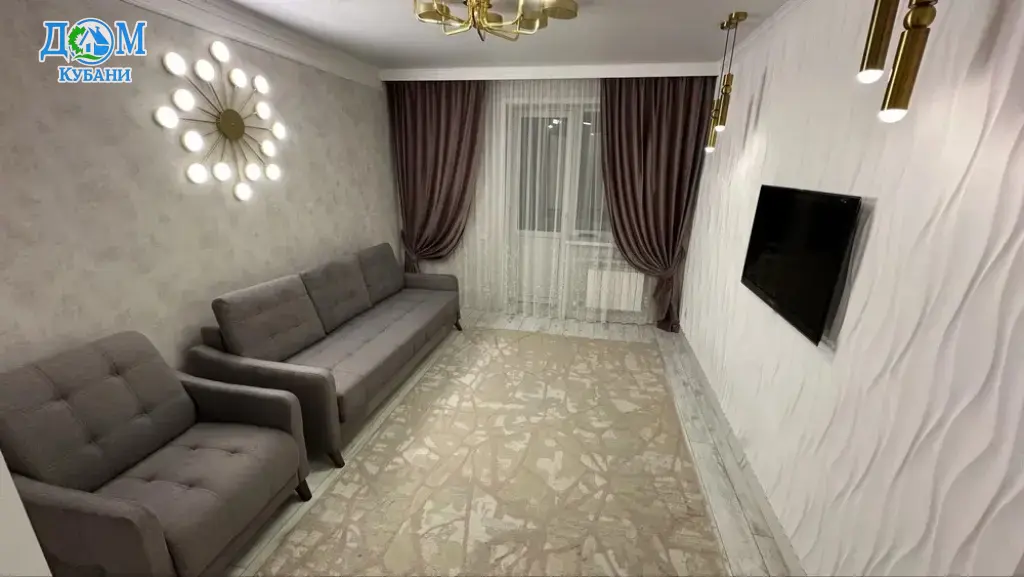 Квартира на длительный срок 62.6 м²,