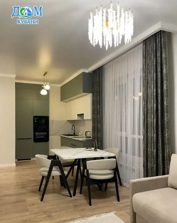 Квартира на длительный срок 33.9 м²,