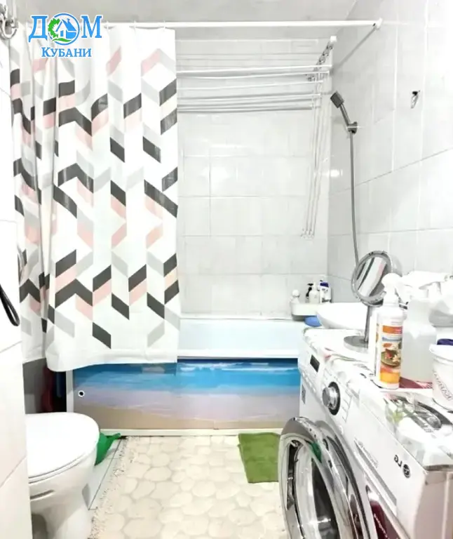 Квартира на длительный срок 33.2 м²,